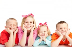 Group of smiling children in Abbotsford