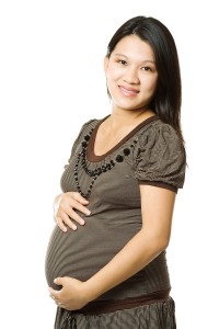 Pregnant Abbotsford Mom smiling